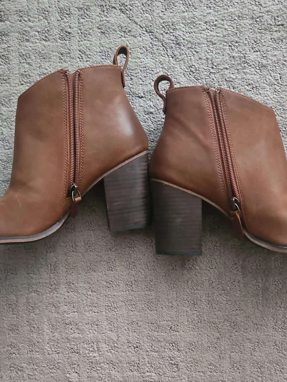 * NWOB* bp Women's Chestnut Brown Ankle Booties